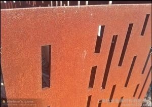 Коррозионностойкий размер металлического листа Corten стальной подгонянный для ландшафта