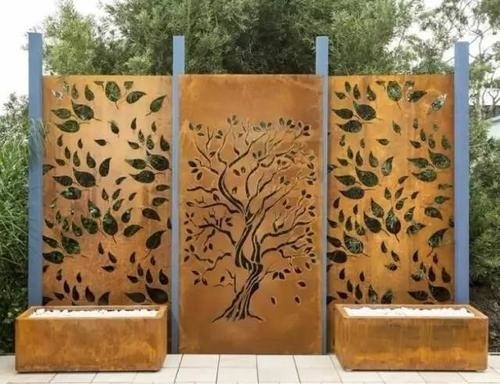 Коррозионностойкий размер металлического листа Corten стальной подгонянный для ландшафта